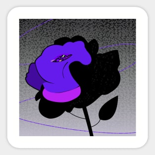 Purple Rose Sticker